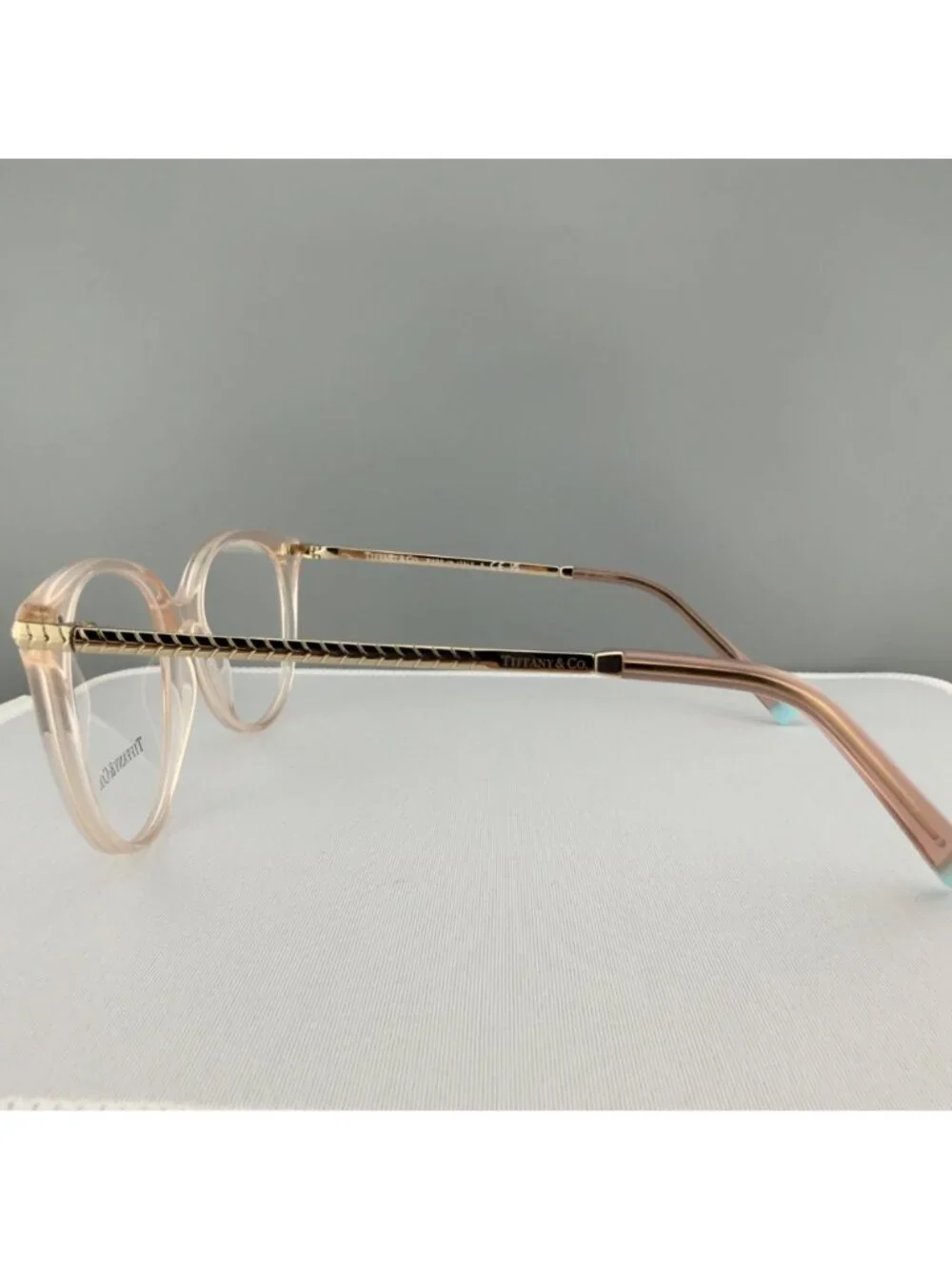 Tiffany & Co. TF 2209 8328 Clear Pink Eyeglasses Frames 52-17-140